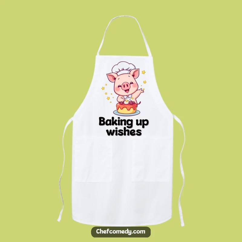 Funny Pig Chef Apron: Dessert Sprinkling Fun, a Practical and Funny Gift for Bakers