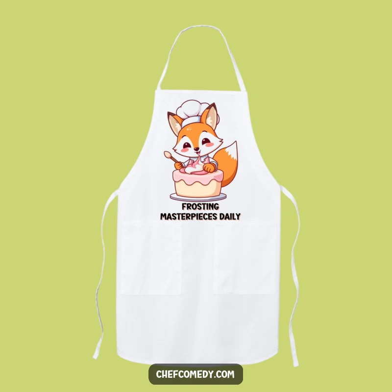 Funny Fox Chef Apron: Cook Up Laughter in the Kitchen with Style