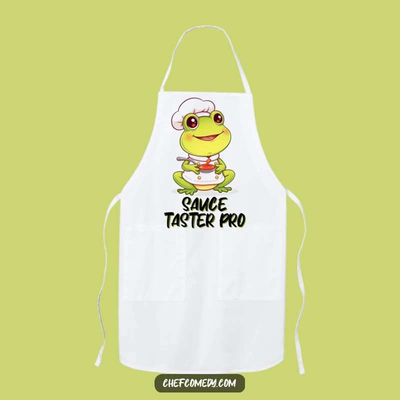 Funny Frog Chef Apron - Hilarious Kitchen Wear for Joyful Cooks
