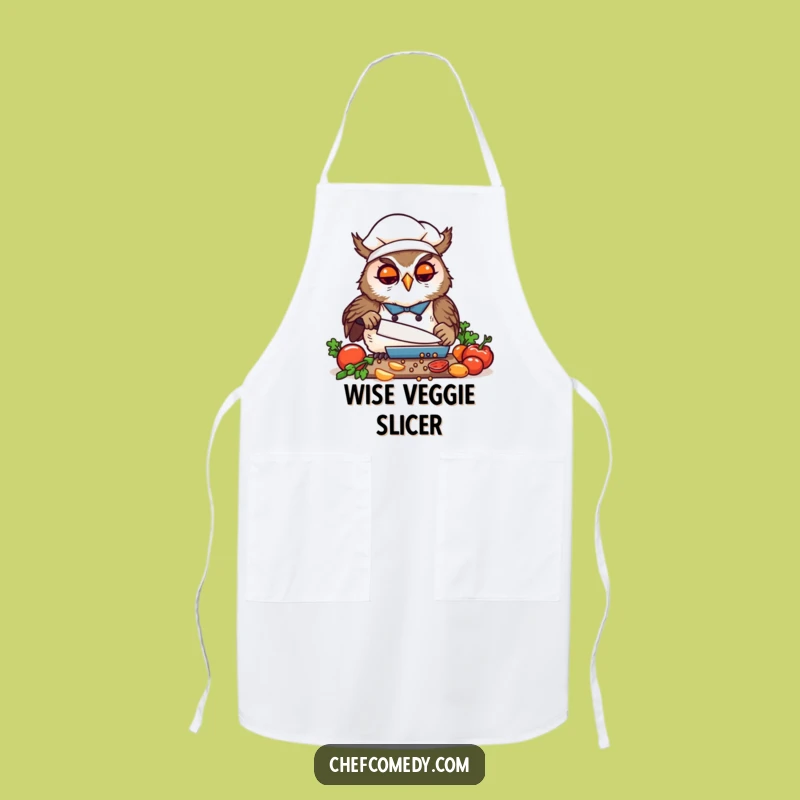 Funny Kawaii Owl Chef Apron: Cook with Precision and Joyful Intent