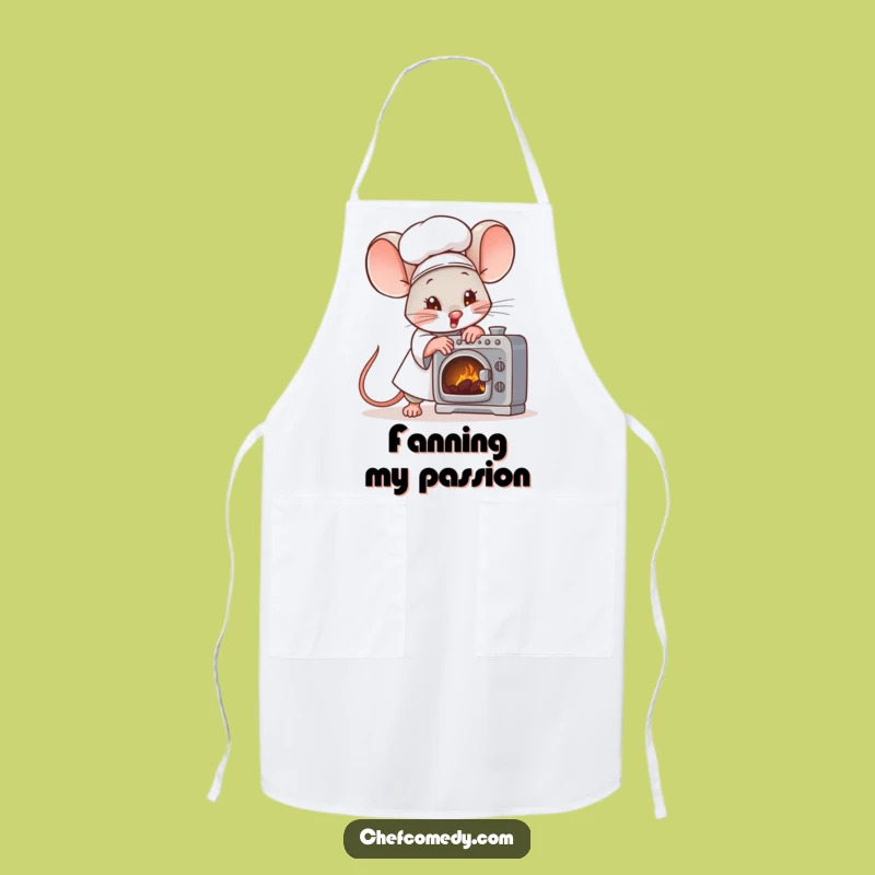 Funny Mouse Chef Apron: Tiny Baker, Big Effort, Hilarious Kitchen Protection
