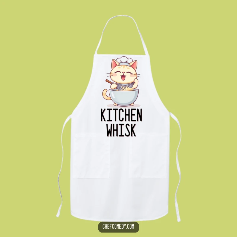 Funny Kawaii Cat Chef Apron - Culinary Cat Kitchen Wear