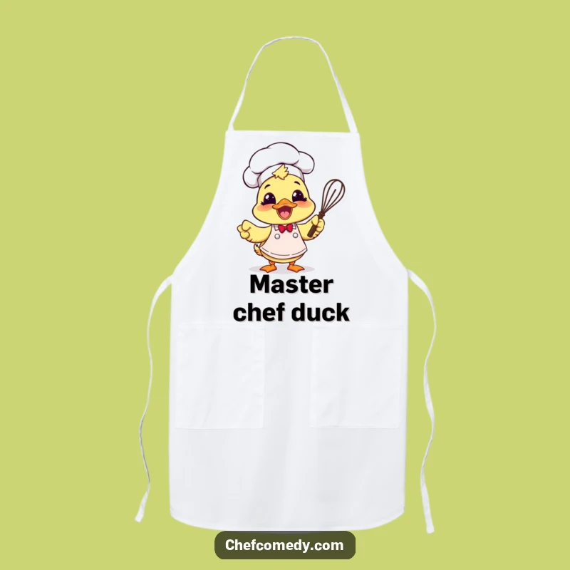 Funny Duck Chef Apron - Hilarious Kitchen Wear for Eager Bakers