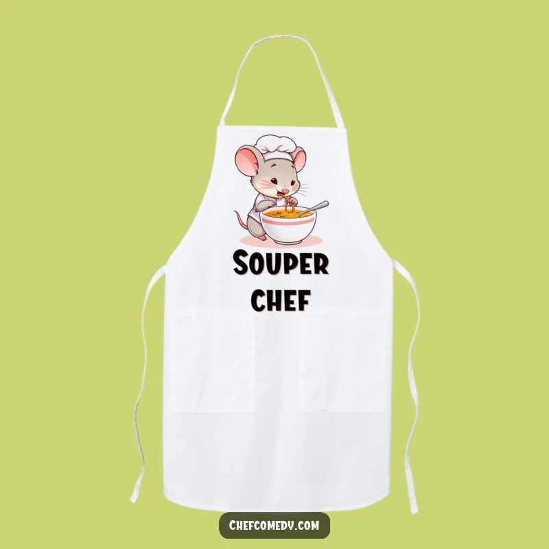 Funny Mouse Chef Apron - Kitchen Fun for Aspiring Cooks