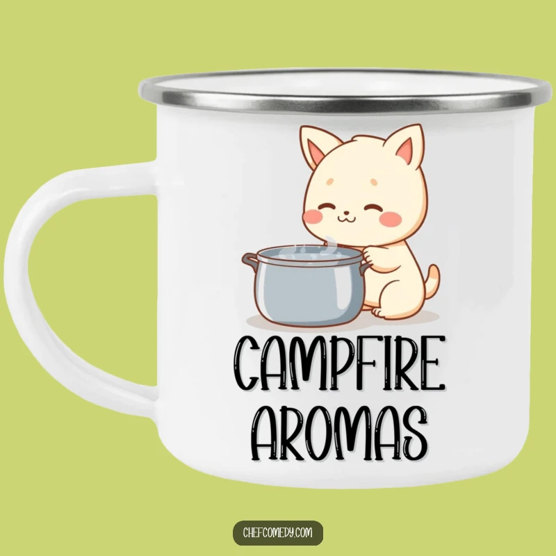 Funny Kawaii Animal Camping Mug - Humorous Outdoor Gift for Adventurers