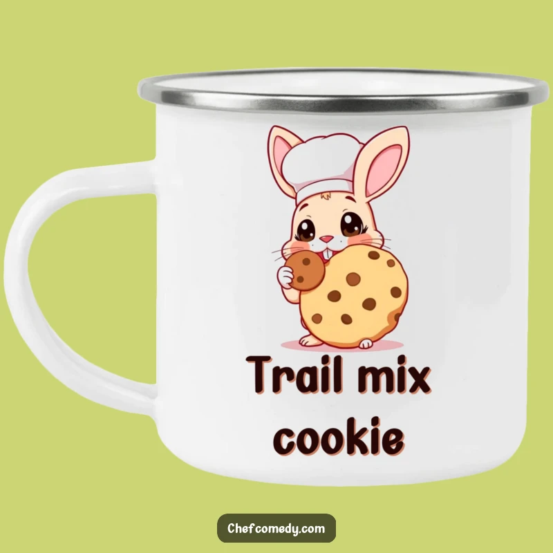 Funny Rabbit Chef Camping Mug: Cookie Lover's Cup, a Durable and Funny Gift for Outdoors