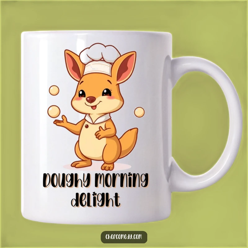 Funny Kangaroo Chef Mug - Pastry Juggler and Hilarious Foodie Gift