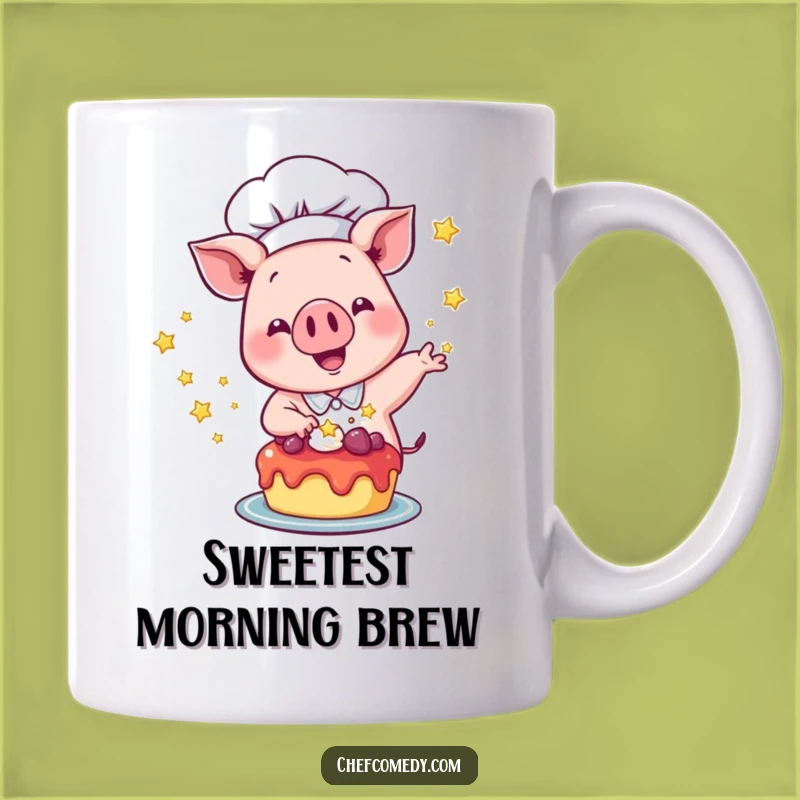 Funny Pig Chef Mug: Dessert Decorator Chef, a Sweet and Funny Gift for Pastry Lovers