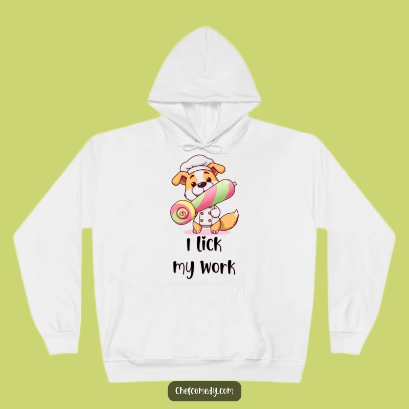 Cozy Funny Dog Chef Hoodie: Warm Hugs & Sweet Jokes, Perfect Gift!