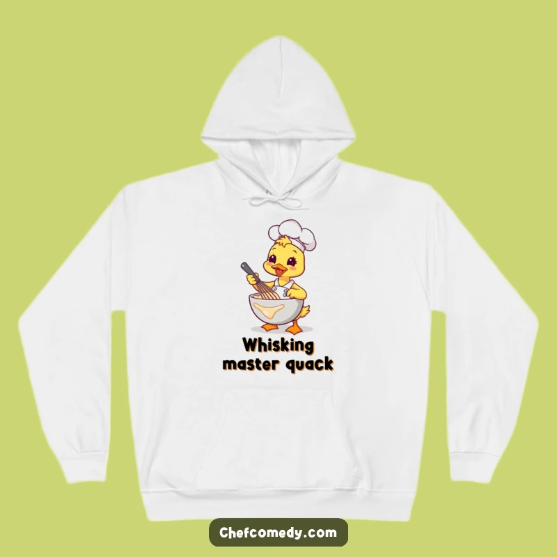 Cozy Funny Kawaii Duck Chef Hoodie: Stay Warm While Dreaming of Delicious Pastries