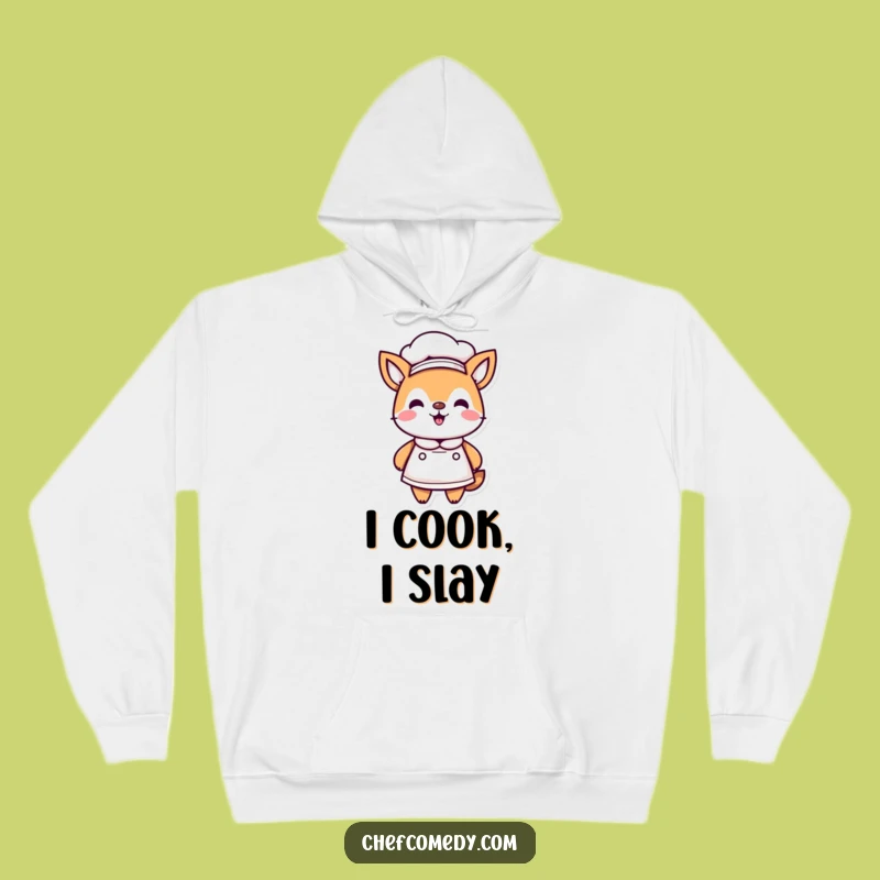 Funny Kawaii Chef Hoodie - Cozy Humorous Gift for Kitchen Masters