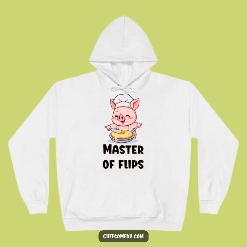 Cozy Funny Kawaii Pig Chef Hoodie: Warmth and Culinary Focus