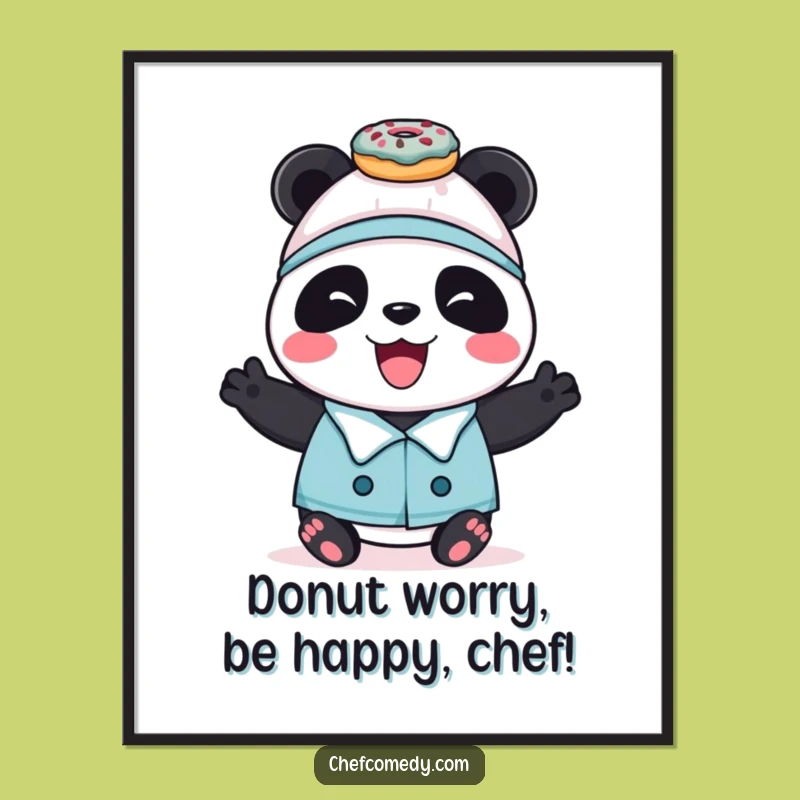 Free Printable Panda Chef Wall Art: Funny Downloadable Decor for Sweet Spaces
