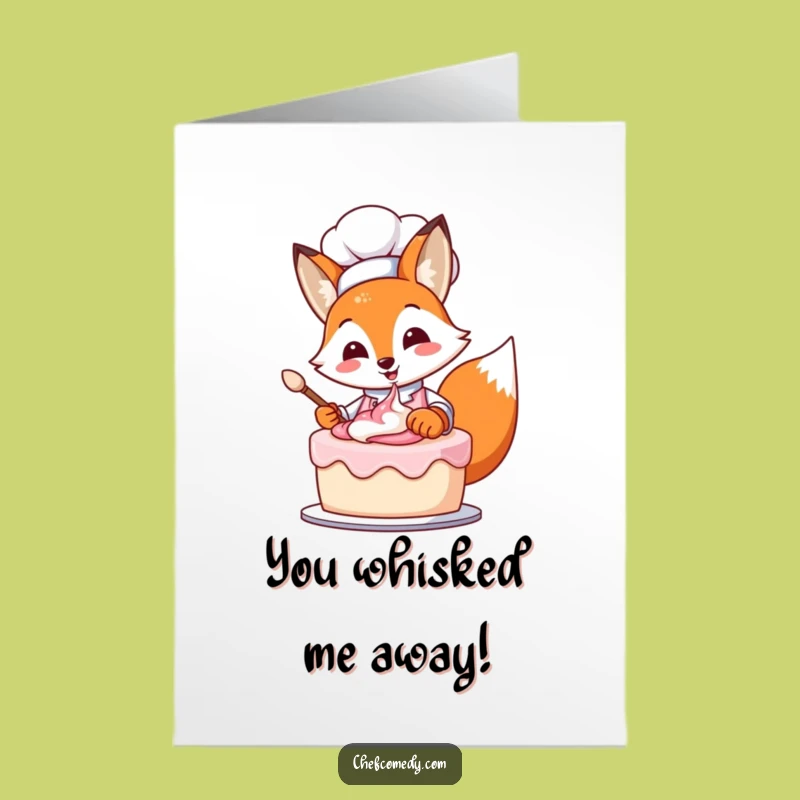 Free Printable Fox Chef Thank You Card - Funny Downloadable