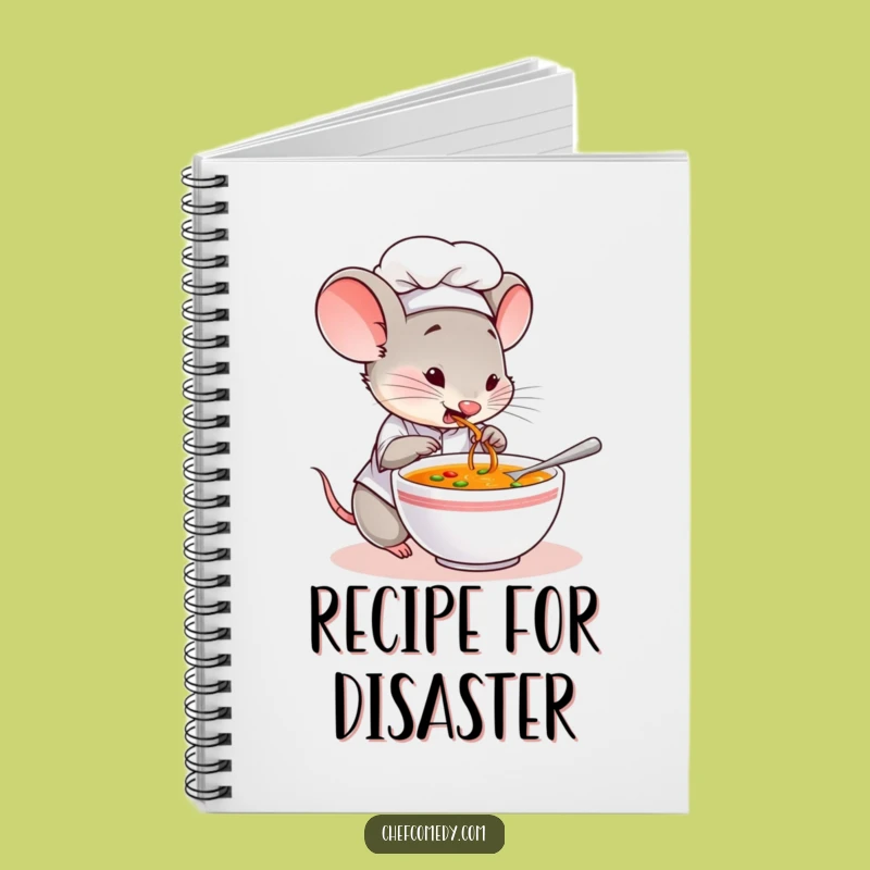 Funny Mouse Chef Notebook - Jot Down Recipes with Humor