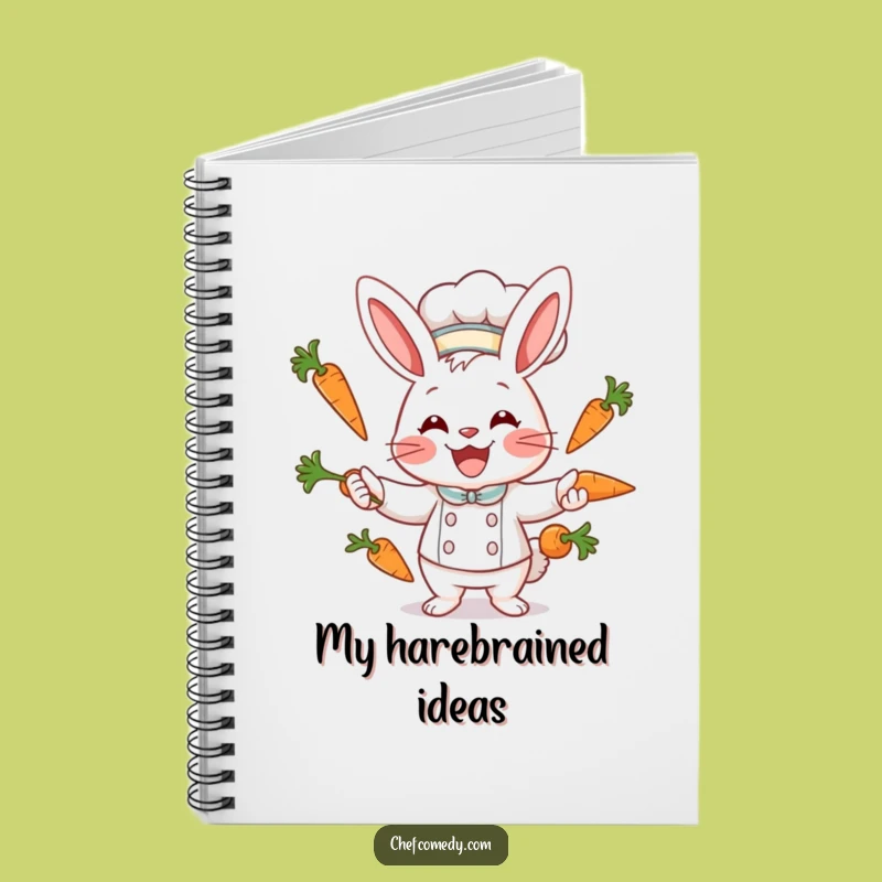 Funny Rabbit Chef Notebook: Jot Down Recipes, Great Gift for Chefs
