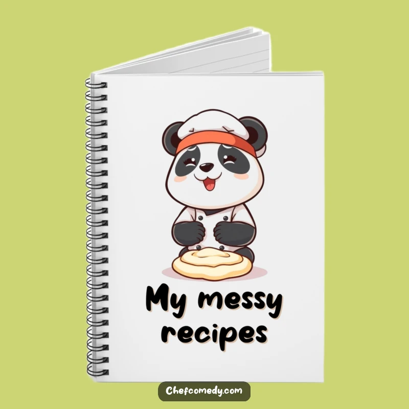 Funny Panda Chef Notebook: Jot Down Baking Ideas, Great Gift for Bakers