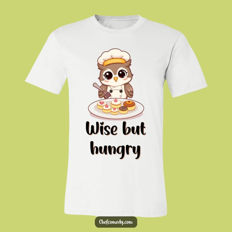 Funny Owl Chef T-Shirt: Show Off Your Meticulous Baking Style