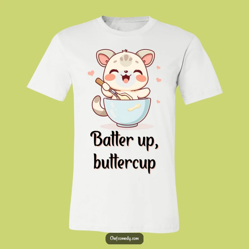 Funny Whisking Animal Batter T-Shirt: Show Your Baking Passion