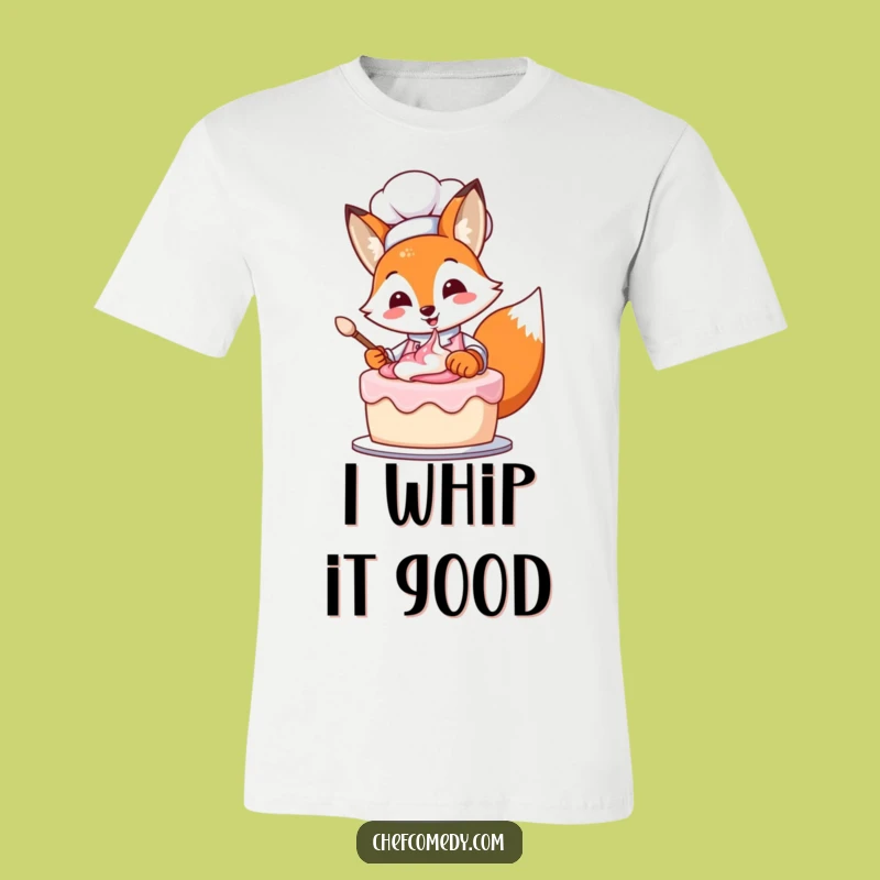 Funny Fox Chef T-Shirt: Wear Your Baking Passion with This Hilarious Tee