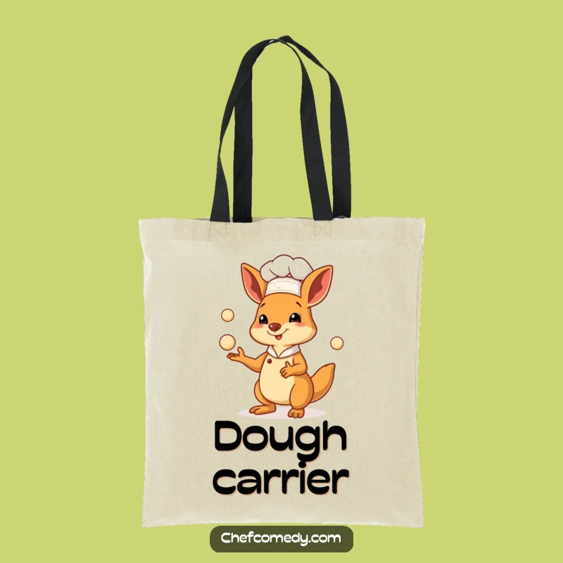 Funny Kangaroo Chef Tote Bag - Carry Your Baking Essentials