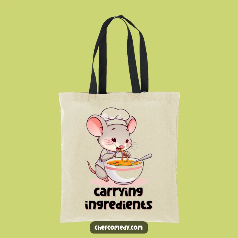 Funny Mouse Chef Tote Bag - Carry Your Culinary Style with Humor