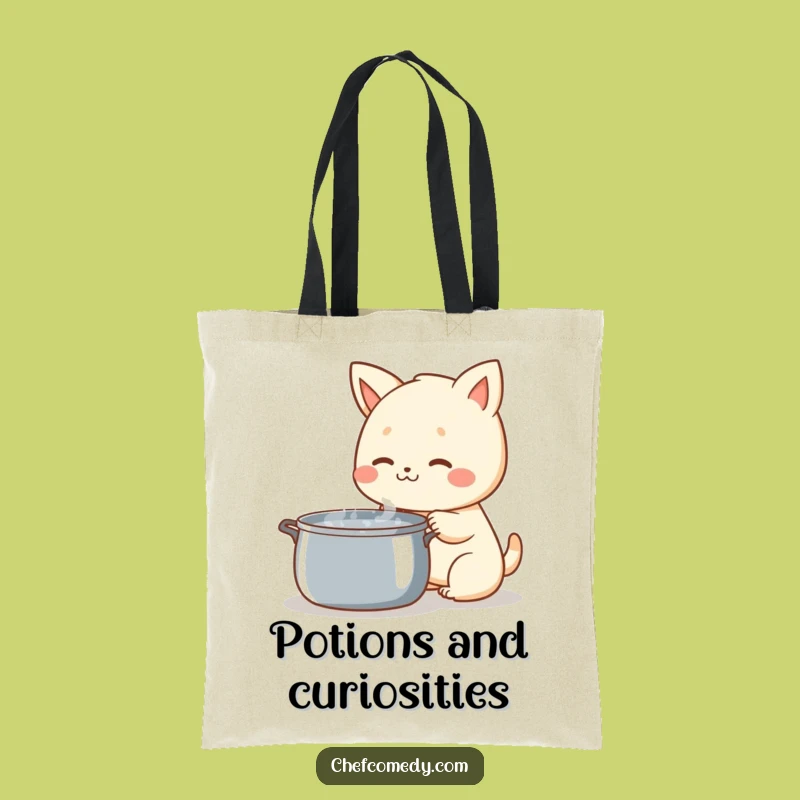 Funny Kawaii Animal Tote Bag - Stylish Humorous Gift for Grocery Runs